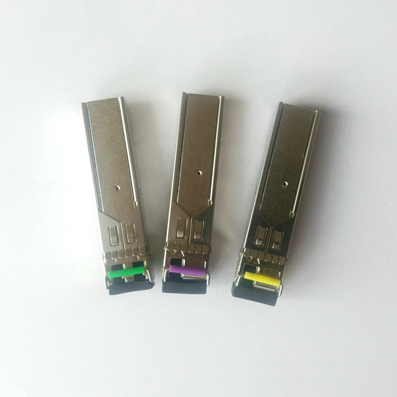 Fast Ethernet 20 км один разъем LC Двунаправленный SFP Трансивер волоконно-оптический модуль