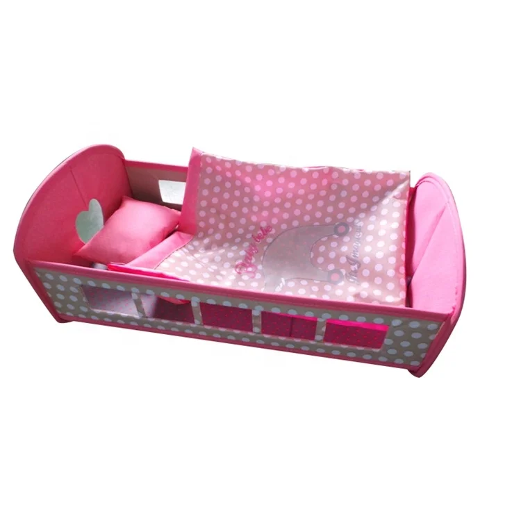 Doll Furniture 18-Inch Doll Rocking Cradle Crib
