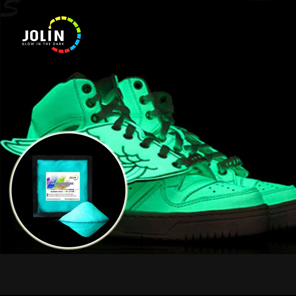 Blue Color 200 Mesh Waterproof Glow in the Dark Pigment for Screen Printing