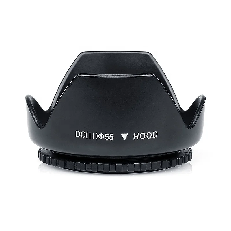 Factory Price Universal Camera 55mm Flower Petal Lens Hood for DSLR Camera