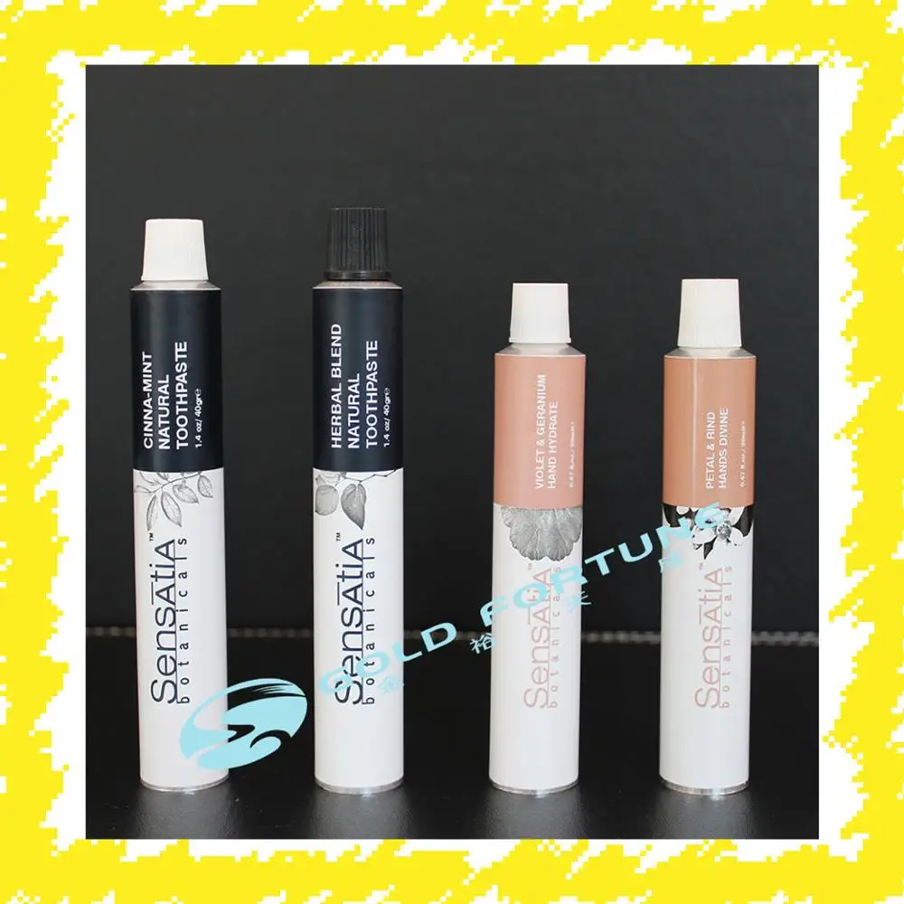 100ml Empty Paints Collapsible Aluminium Tube with octagonal cap