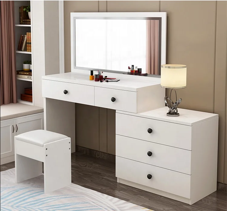 Stylish Wooden Furniture Dressing Table Furniture With Mirror