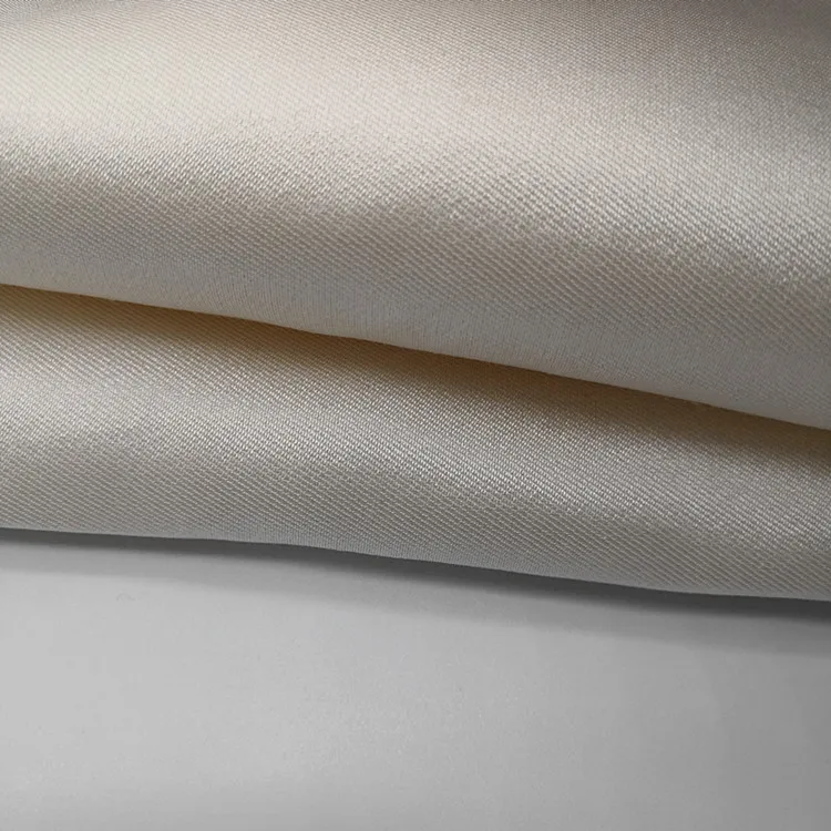 PFD silk wool blend suit fabric 138gsm silk wool blend satin fabric