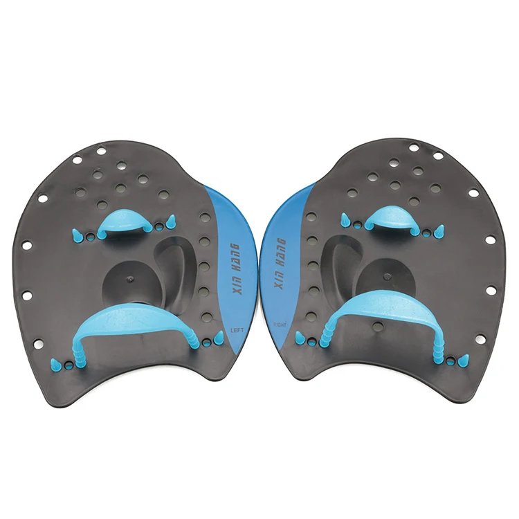Silicone Swimming Hand Flipper Swim Training Finger Webbed Gloves Fins Paddle