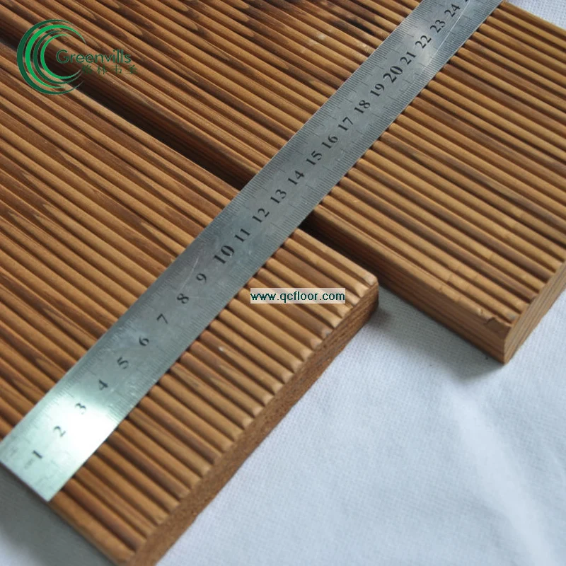 
Thermo Wood Decking/ wall board outdoor wood floor carbonized/ natural treatment wood decking pine/birch 