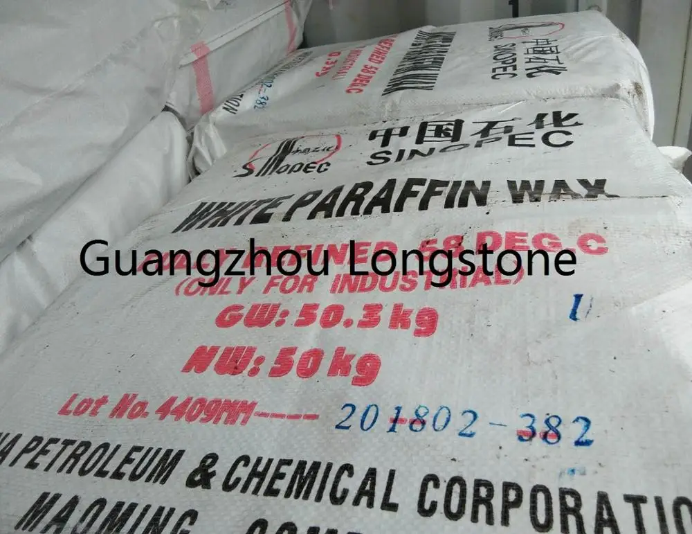 Fully Refined Paraffin Wax 58-60Deg.C/Sinopec Maoming Nanhai Brand,candle wax,match