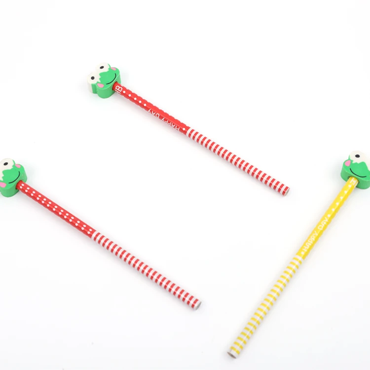 Animal Shape Cute Eraser Pencil Topper as for Kid gift