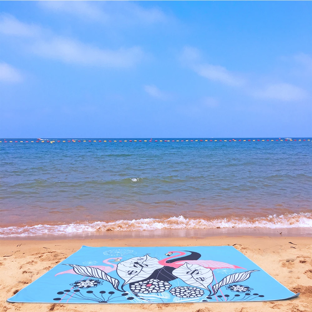 Микрофибра по желанию заказчика полный печатных круглое пляжное полотенце индивидуальные тканая ткань из микрофибры OEM пляжные Путешествия Спортивные индивидуальные размеры