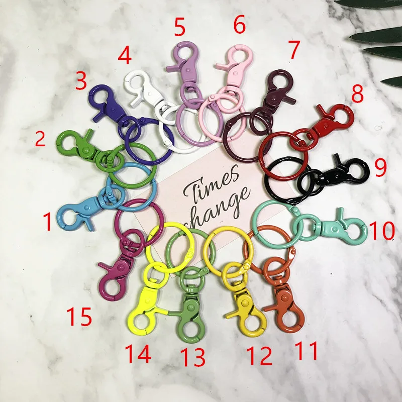 ShuoKe Crafts E-coating Paint Trigger Snap Hook with Snap Ring