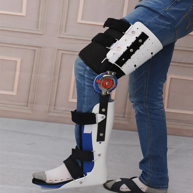 LEG AND KNEE IMMOBILISER ORTHOPEDIC FIXING KNEE BRACE