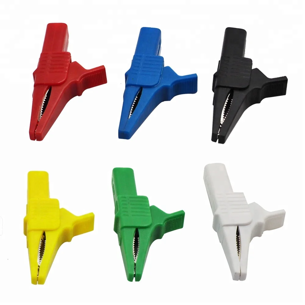 Крокодил зажим аккумулятора автомобиля Малый металла крокодил клипы без кабеля