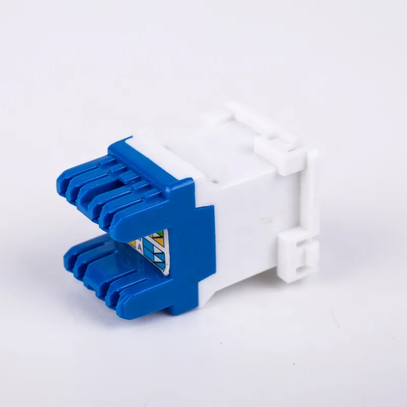 Низкая цена пыли Чехол неэкранированный rj45 rj11 plug utp cat5e cat6 cat7 ethernet модуль keystone jack
