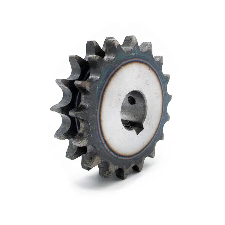 China factory custom steel double row conveyor platewheel driven pinion sprocket