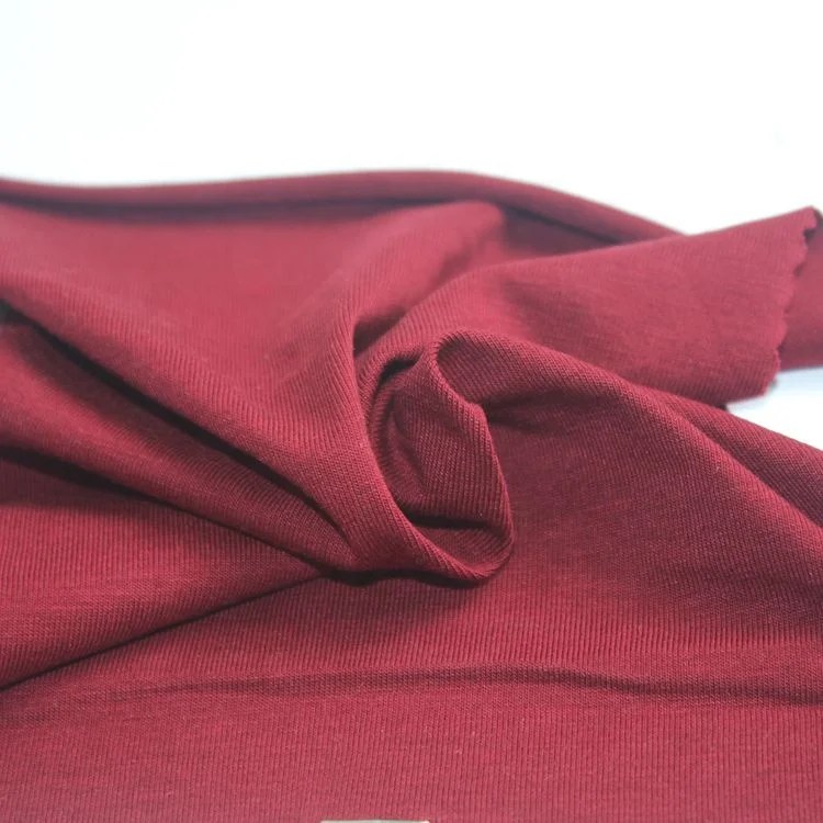 fashion hot sale combed cotton viscose elastic single jersey fabric