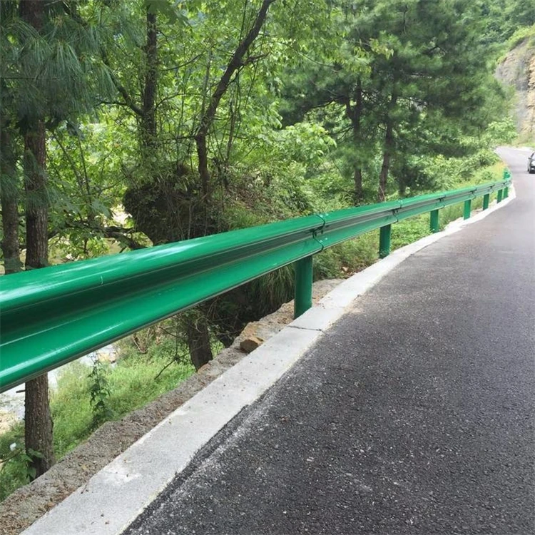 Long service time anti-crash roadside safety highway galvanized w-beam crash barrier for sale