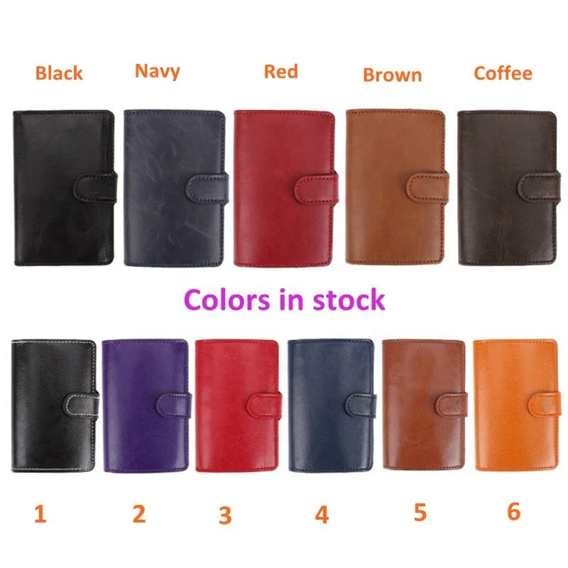 High quality anti RFID wallet aluminum ID card holder