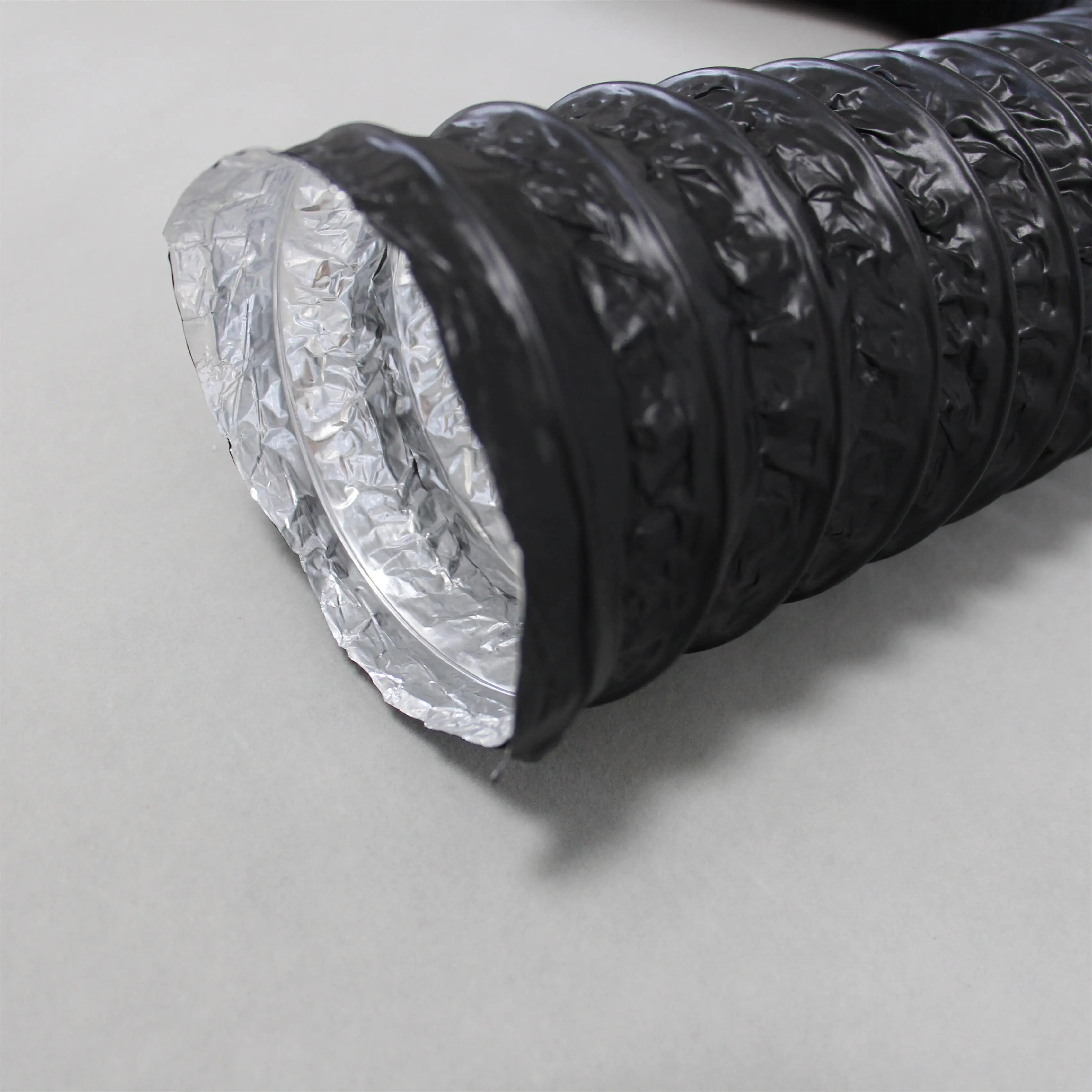 PVC film coated aluminum foil flexible air ducting for kitchen
