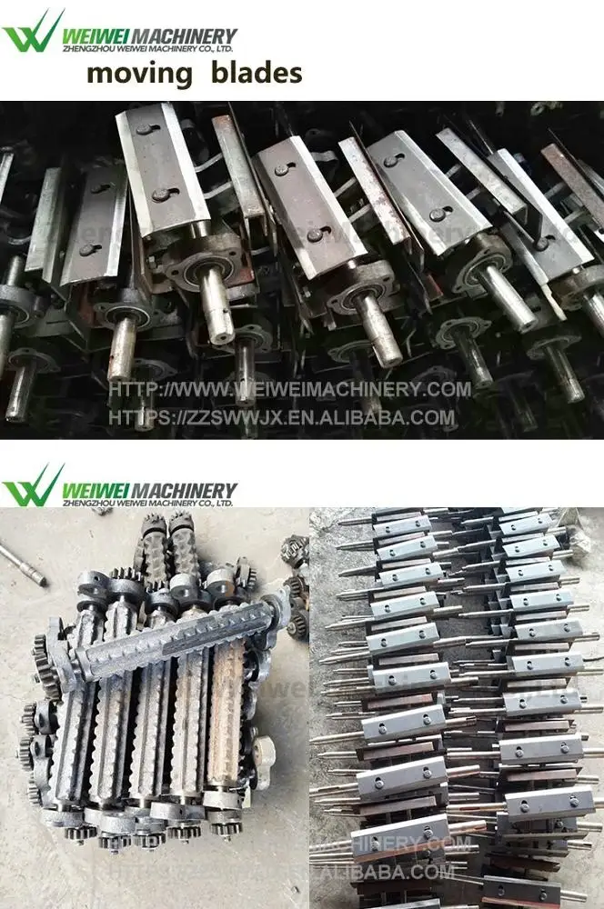 Weiwei small factory automatic cutting machine shredding machines grass cutters types chaff hay for sale horses feed