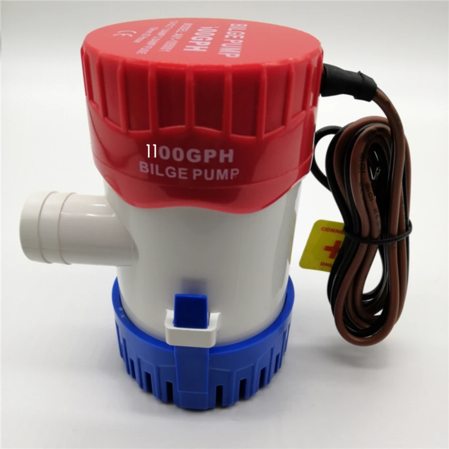 
12V 24V 1100GPH DC Operated Marine Boat Yacht Bilge Pump 