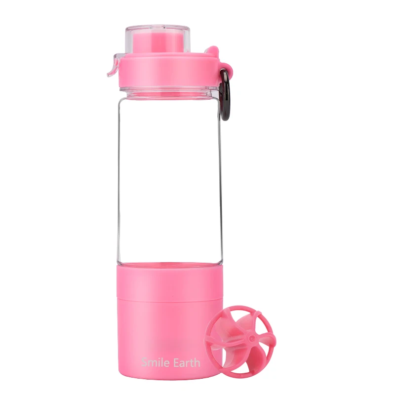 
Customized Walmart factory BPA Free Protein Shaker Bottle with powder Storage ,Shaker bottle with pill boxes 