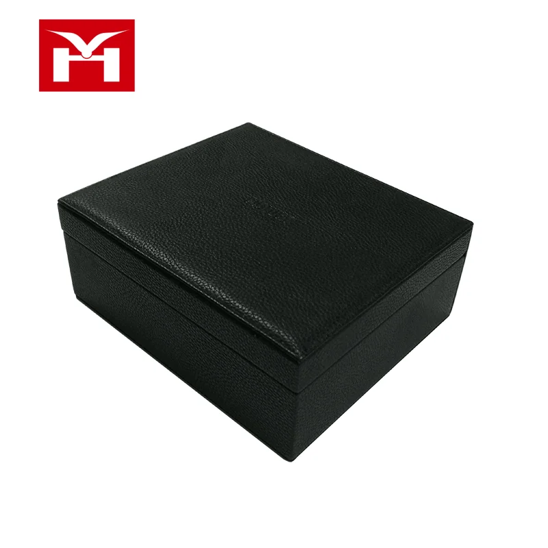Пользовательские логотип печать кожа Подарочная коробка