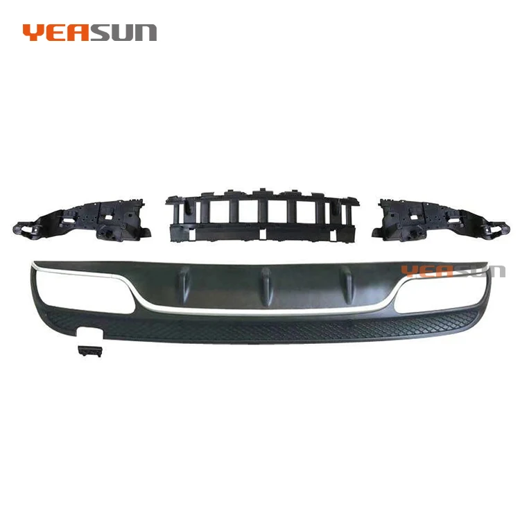 W205 AMG C63 нормальный 4 двери задний диффузор модификации для Mercedes Benz