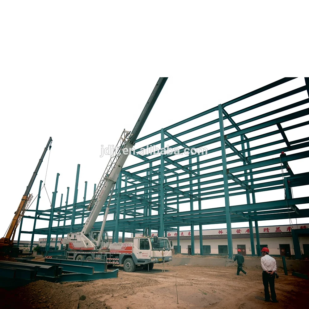 Metal building construction turnkey materials light steel frame factory