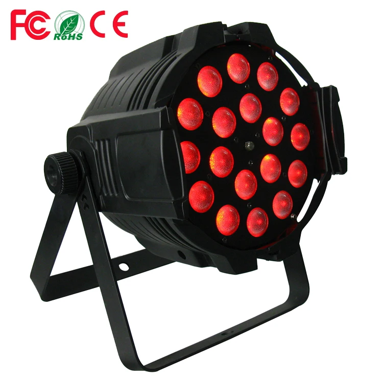 3-Year Warranty 18*18W 18pcs 15W 12W 10W RGBW 18x18Watt Tough Wash Par64 18x18W RGBWA+UV 6IN1 LED Zoom Par Stage Light
