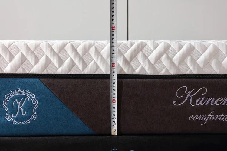 Chinese Supplier Colchones Heathy Eco Friendly Bamboo cover visco gel memory foam bed mattress king size