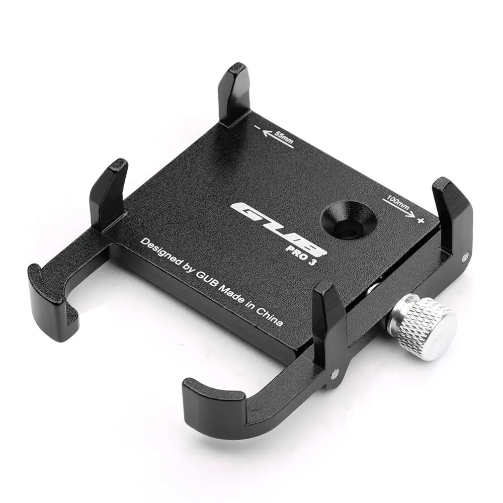 GUB PRO3 Universal lengthen bike cellphone holder compatible power bank and thick phone case cellphone mount