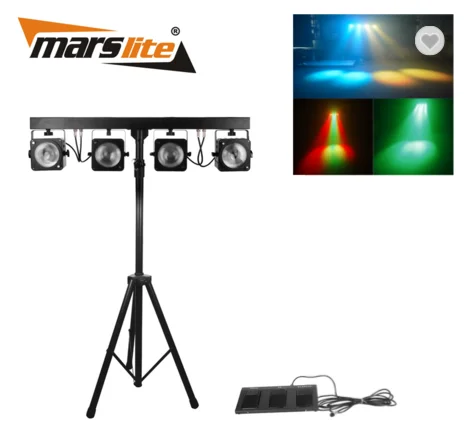 China high power 4x30W RGB 3in1 COB LED 4 par light led par bar dj  lighting