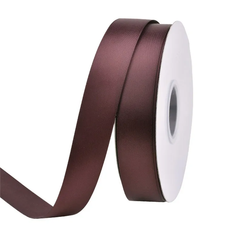 Оптовая продажа, Двухсторонняя Атласная Лента Yama из полиэстера, 1/4 дюйма, 6 мм