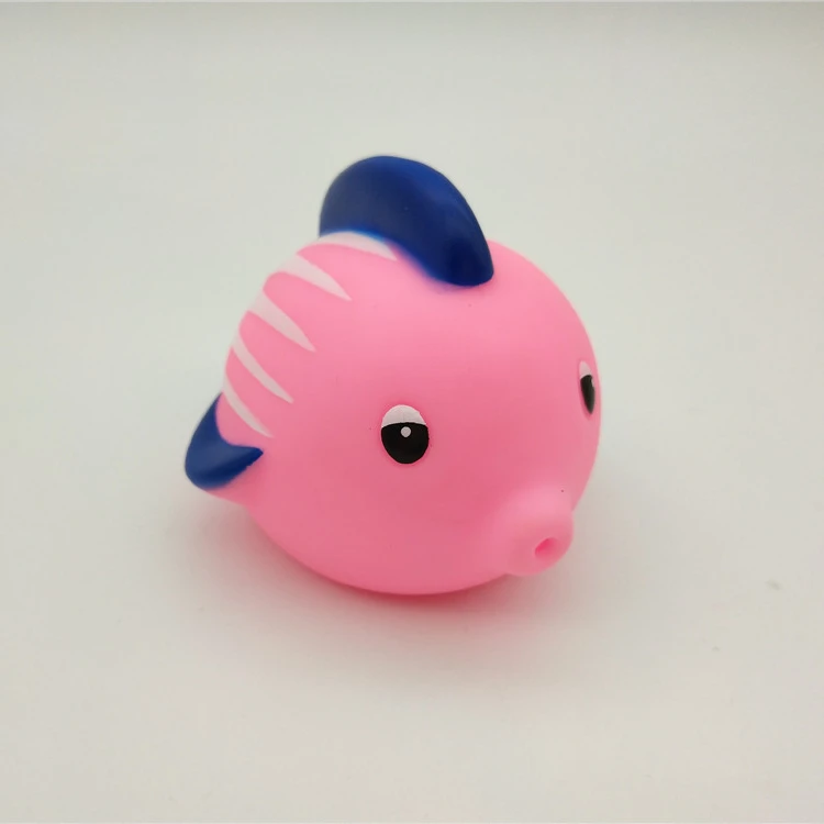 Плавание брызги мини пластиковый розовый рыбы Ванна игрушка