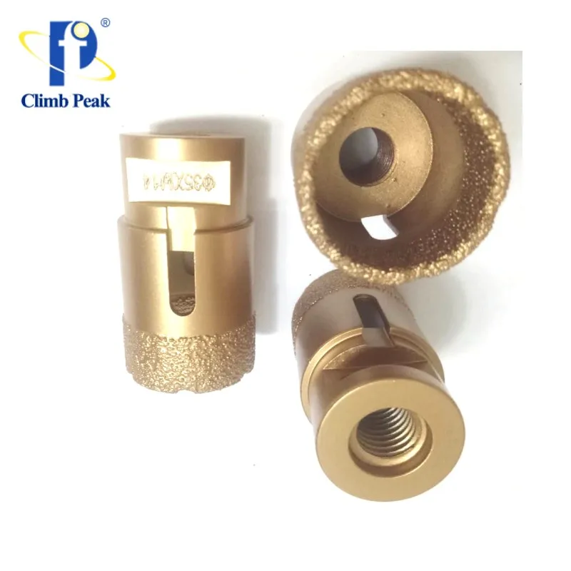 Factory wholesale vacuum brazed stone diamond core drill bit