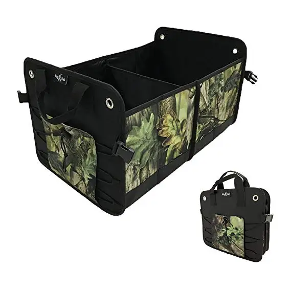 Big Ant Car Trunk Organizer Durable Collapsible Cargo Storage Trunk Organizer with Straps to Prevent Sliding-Best for SUV, Truck