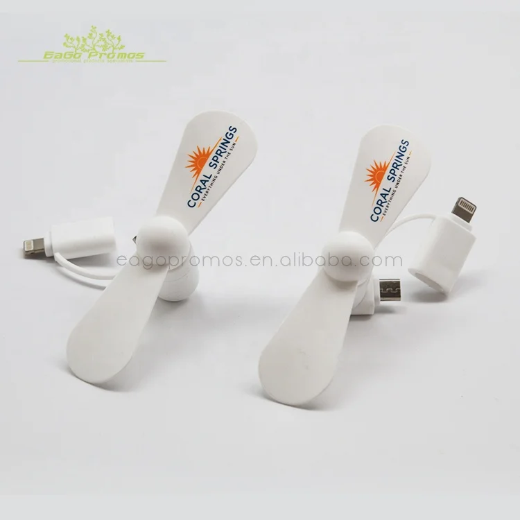 2024 2025 Promotional Portable Mobile Phone USB Mini Fan for iPhone Android mobile phones