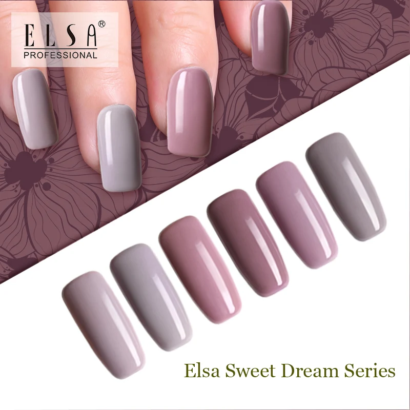 
ELSA nail gel 12ml Beauty Nude color Nail Art Design Manicure Soak Off Enamel Gel Polish UV Gel Nail Polish Lacquer Varnish 