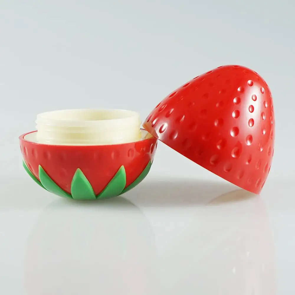 Fruit  strawberry shape empty cute 30g child cosmetic cream ,facial cream jar , eye essence container