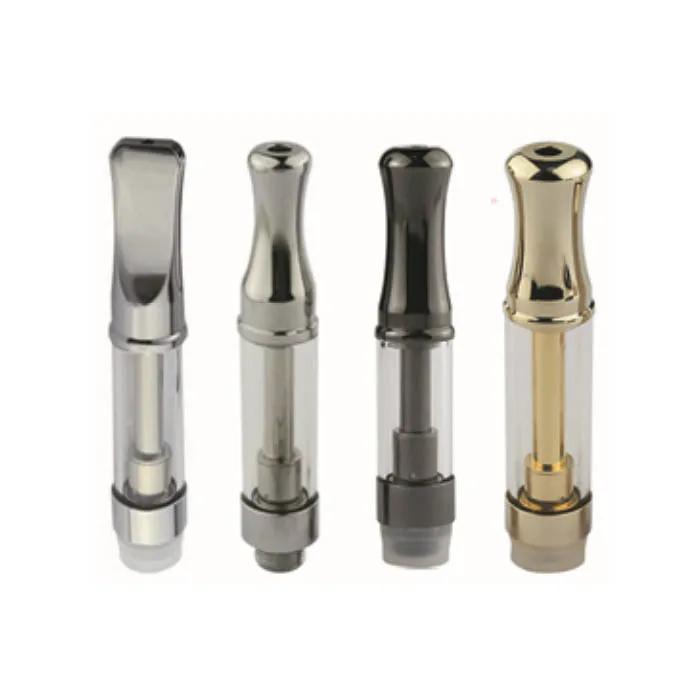 Cbd cartridge 0.5ml vape oil cartridges 510 ceramic coil glass tank atomizer factory direct sale