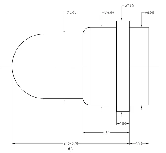 Custom DIP low profile spring loaded probe pogo pins