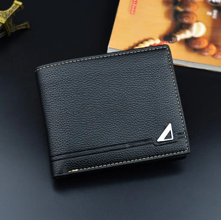 2021 Brand Leather Purse Rfid Long Male Clutch Wallet Mens Money Bag New Korean Short Wallet Casual Men Wallet