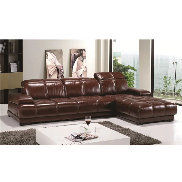 Мебель Frank, диван L-образной формы, кожаный диван, современный кожаный диван