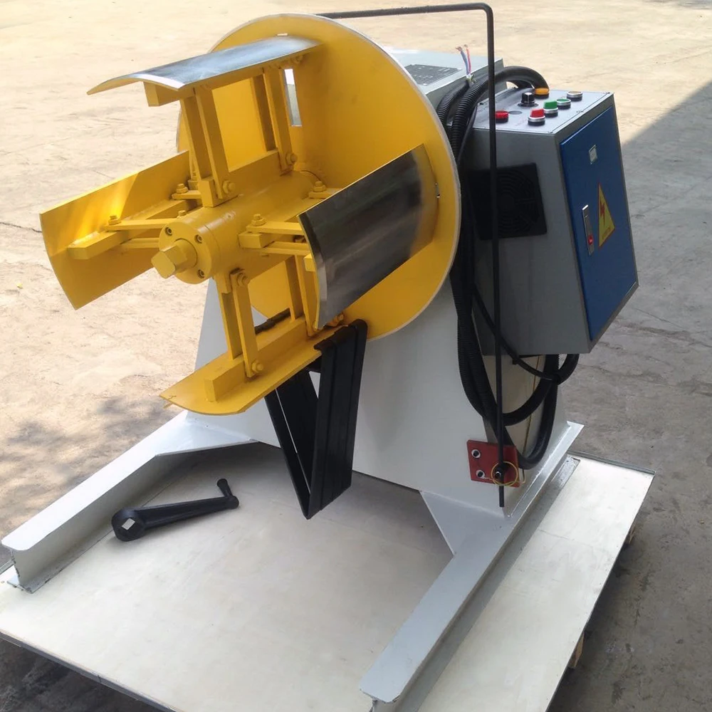 aluminum manual uncoiler recoiler for coil handing system