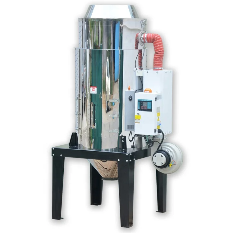 
hot-air hopper dryer for plastic material 