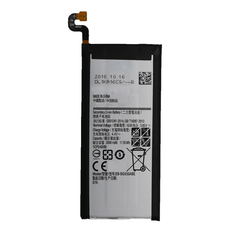 Высокое качество мобильного телефона аккумулятор для Samsung Galaxy S7 3000 mAh литий-ионный аккумулятор