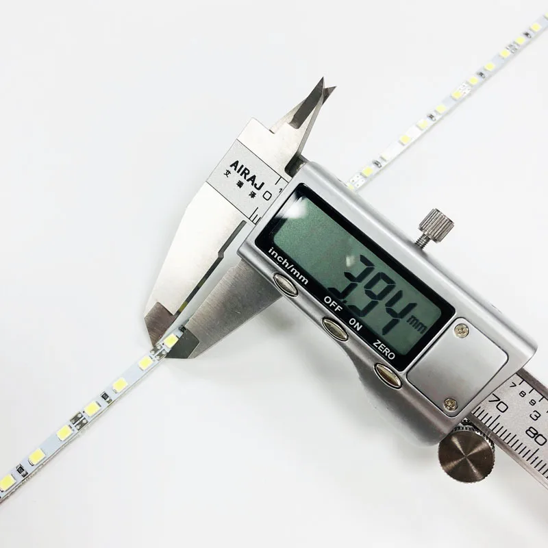 12V 120 leds 4mm led rigid strip light cool white SMD2835 rigid bar lighting