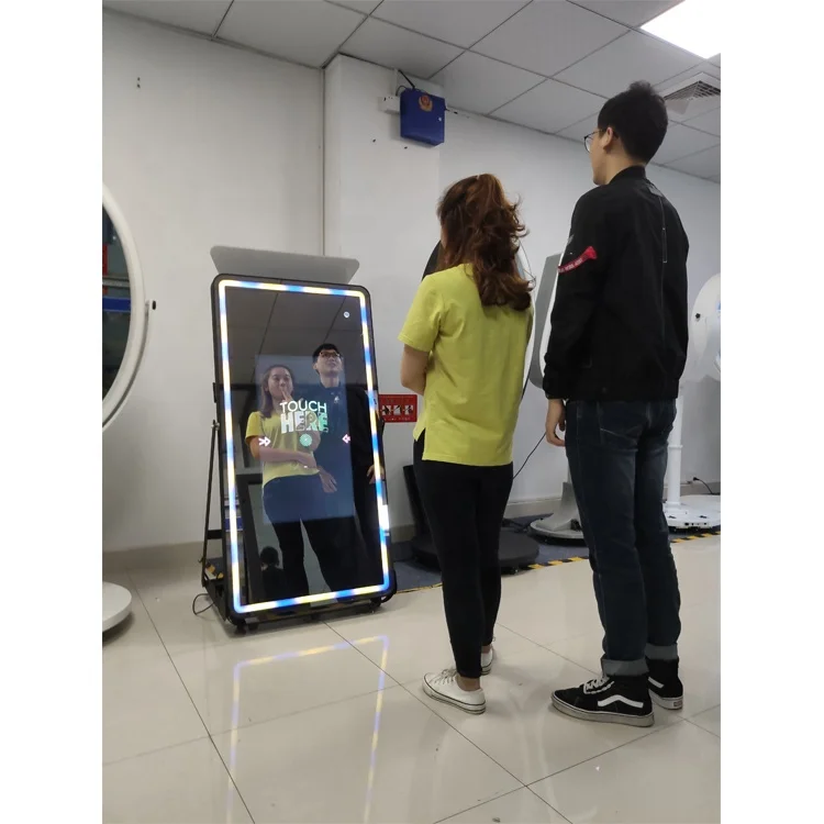 Touch Screen Photo Booth Kiosk Machine With Printer And Camera For Sale