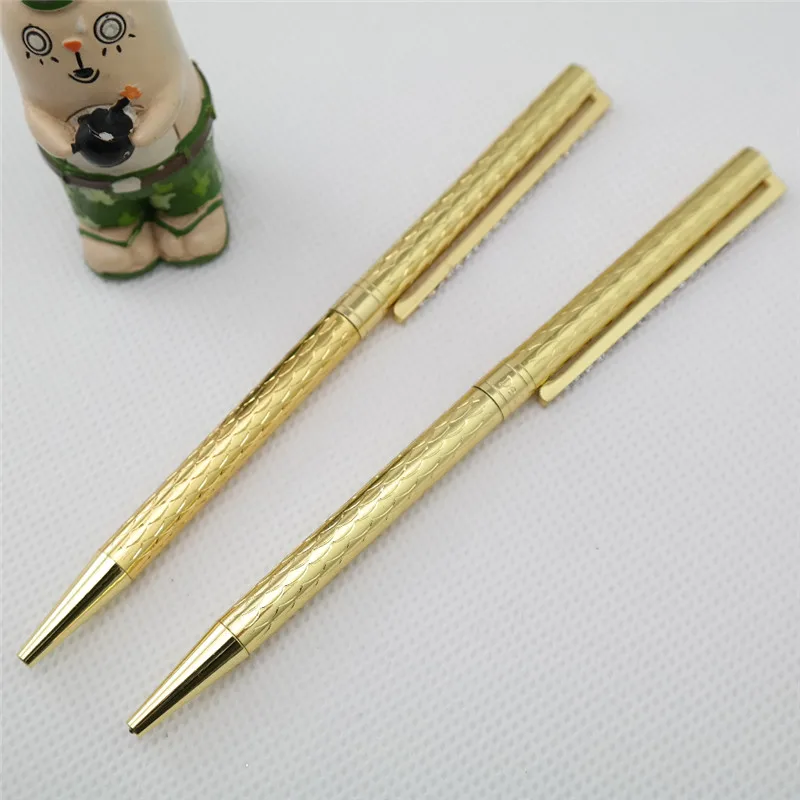 Luxury  slim gold pen for gift