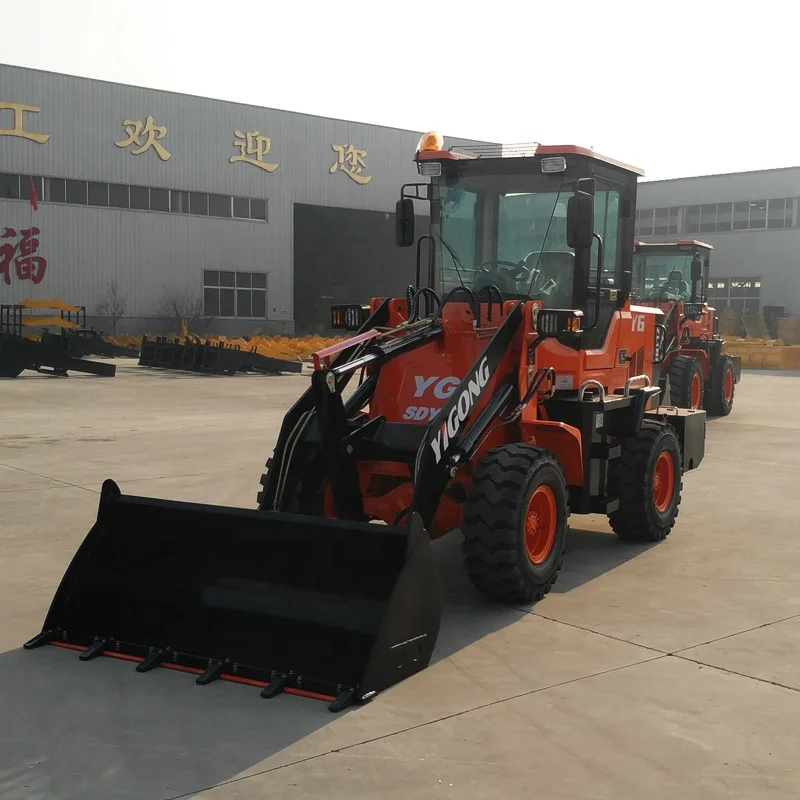 front wheel loader ZL-940 with 1.4m3 bucket for road construction and forestry works with road sweeper