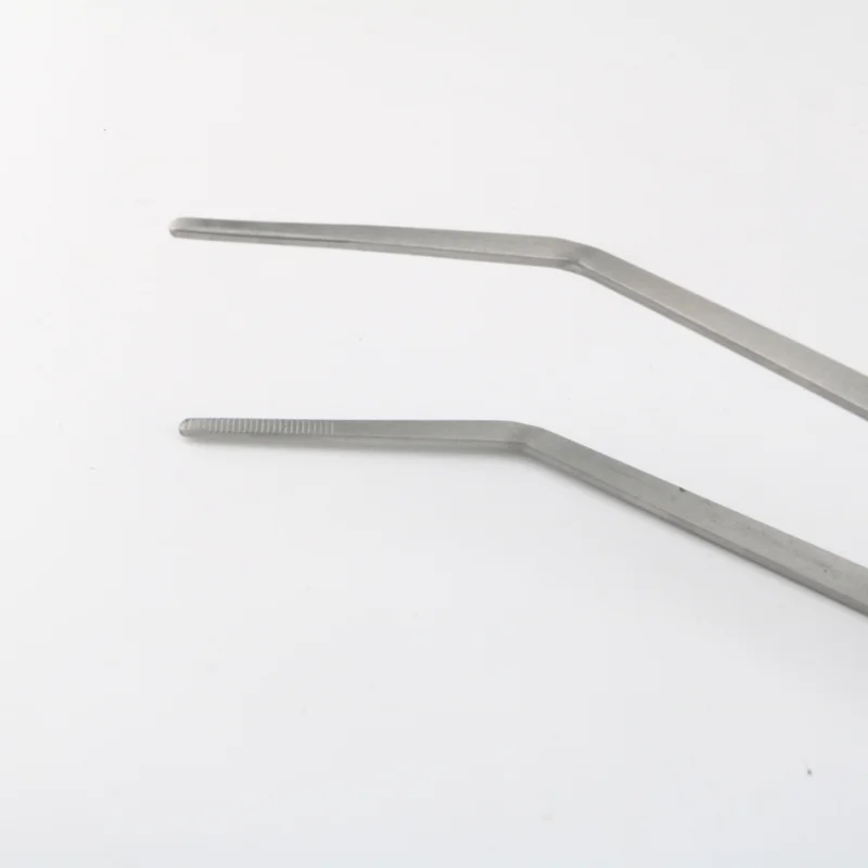 38cm Sanding Polished Straight and Curved Tweezers aquarium cleaning tools clean tweezers